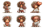 Happy mothers day clipart, an Illustration by SinaCreation (Thumbnail 4 of 11)
