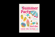 Summer Party Invitation, an Invitation Template by Neermana (Thumbnail 4 of 4)