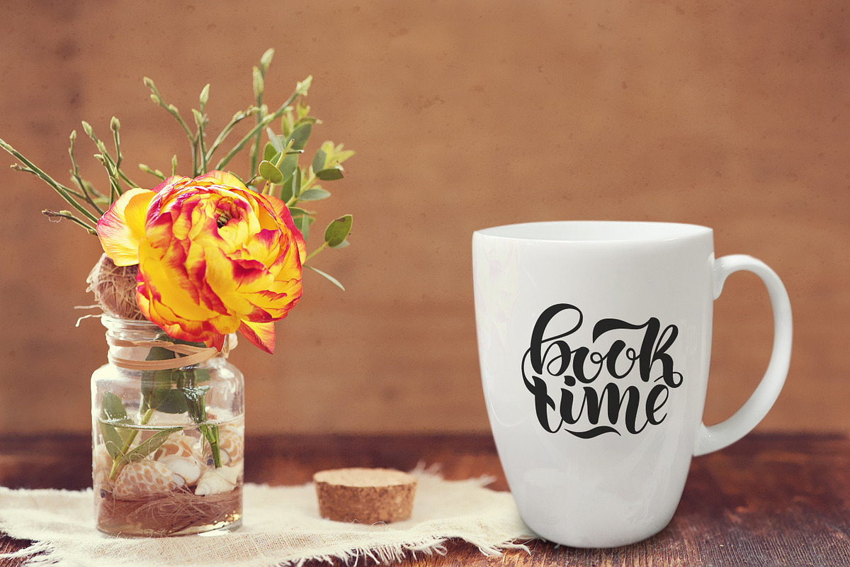 Cute collection of book lettering., an Illustration by AveNa (Photo 3 of 6)
