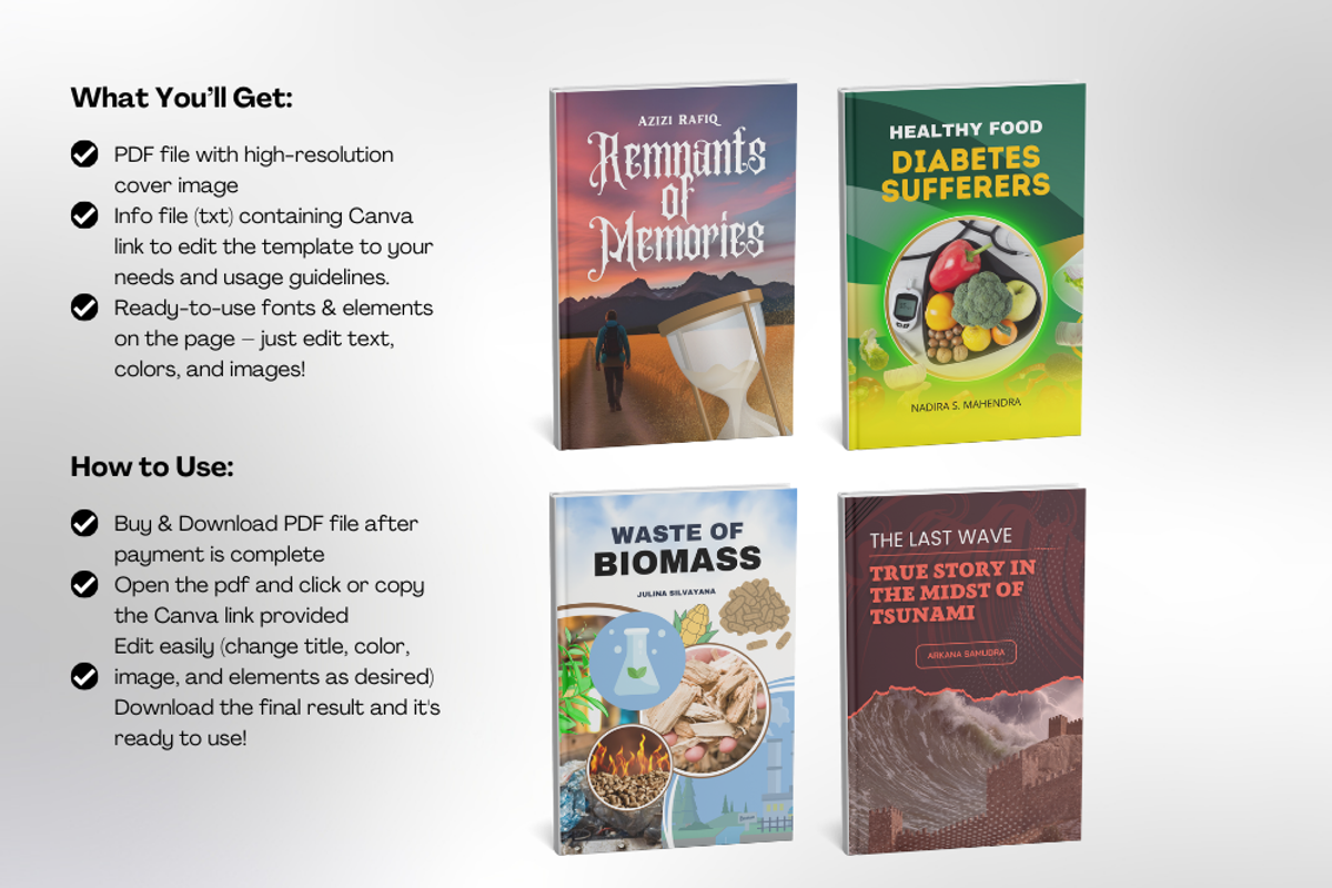 Editable Book Bundle – Canva, a Magazine Template by Rumoh Grafika (Photo 3 of 5)