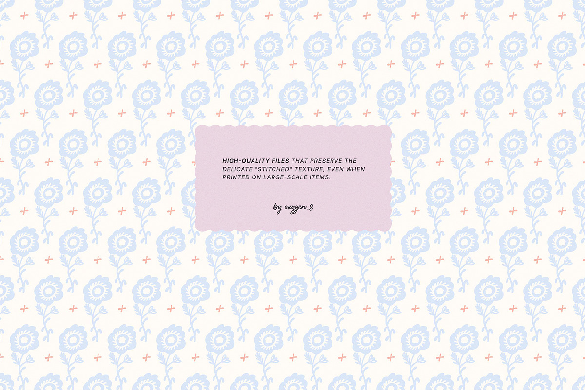 Folk Embroidery. Seamless Patterns, a Pattern Graphic by oxygen_8 (Photo 4 of 12)