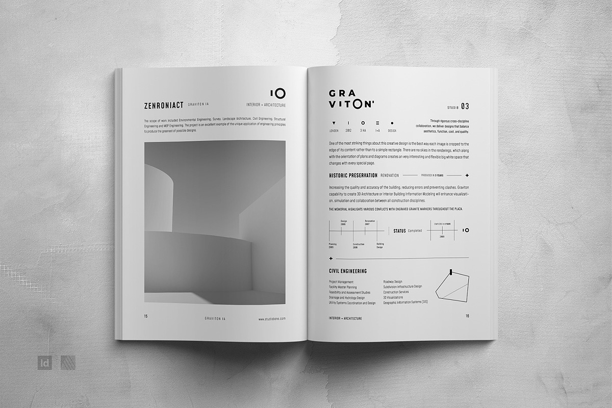 Graviton | Architecture Portfolio, a Brochure Template by Studio Bons (Photo 12 of 26)