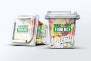 Transparent Food Box Mock-Up, a Packaging Mockup by DesignRushMarket (Thumbnail 6 of 7)