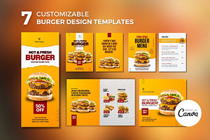 Burger Templates Design Bundle