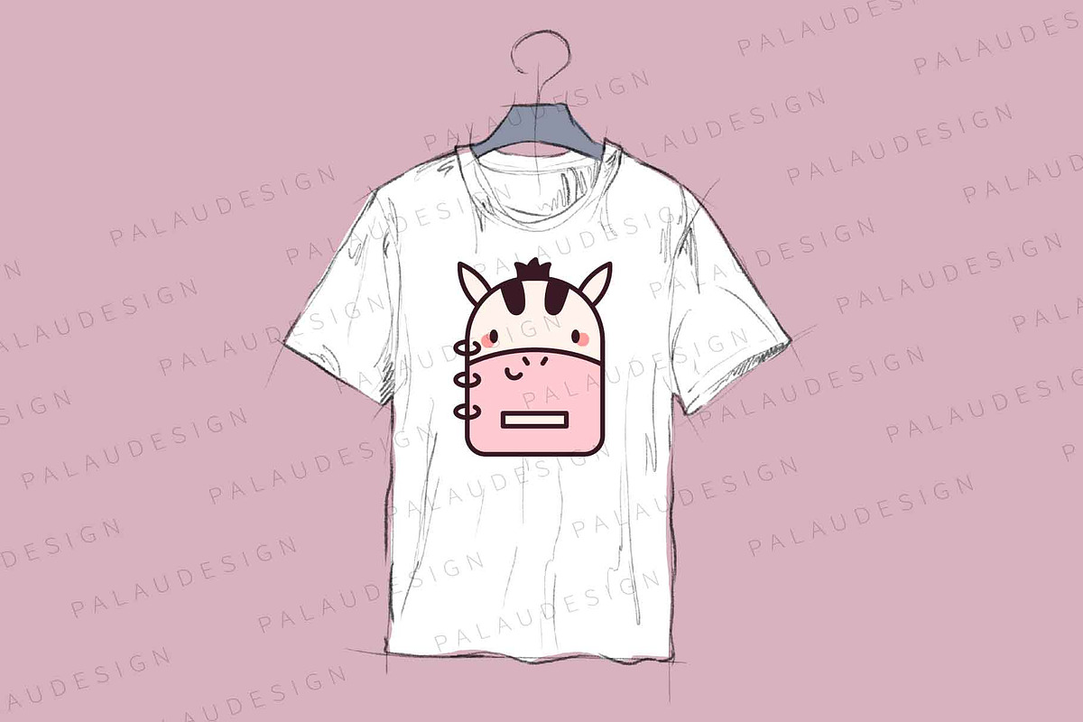 Cute Kawaii Notebooks Animals, an Animal Illustration by Palau (Photo 2 of 12)