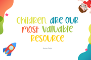 Smart People New Kids Display Font, a Handwritten Font by RT Studio (Thumbnail 4 of 12)