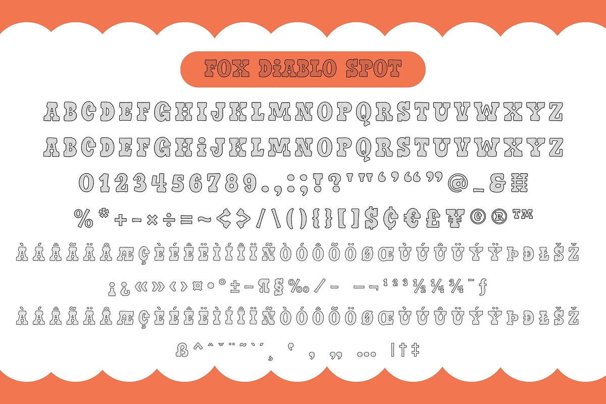 Fox Diablo 5 Fonts Style, a Slab Serif Font by Fox7 By Rattana (Photo 9 of 11)
