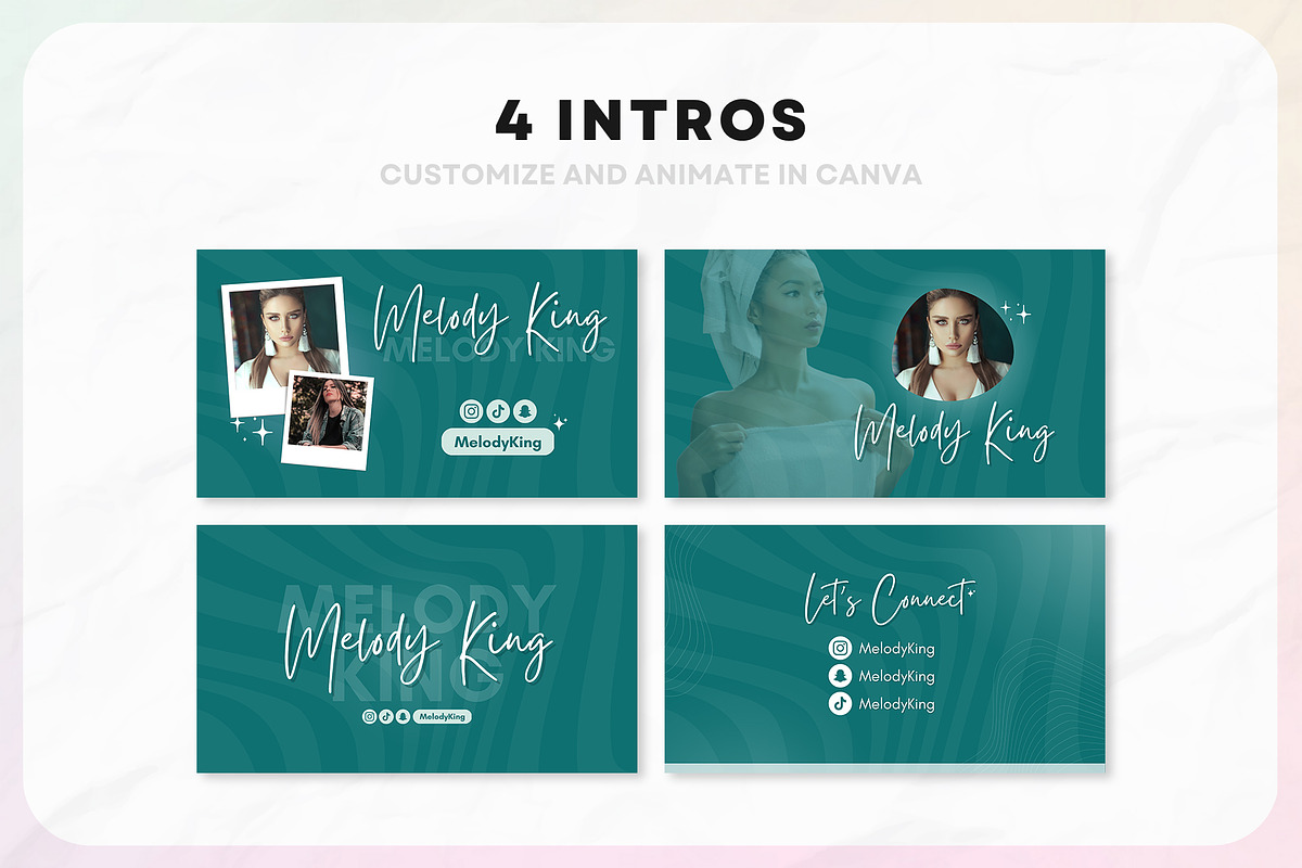 YouTube Channel Branding Kit | Canva, a Social Media Template by OniriqveDesigns (Photo 4 of 10)