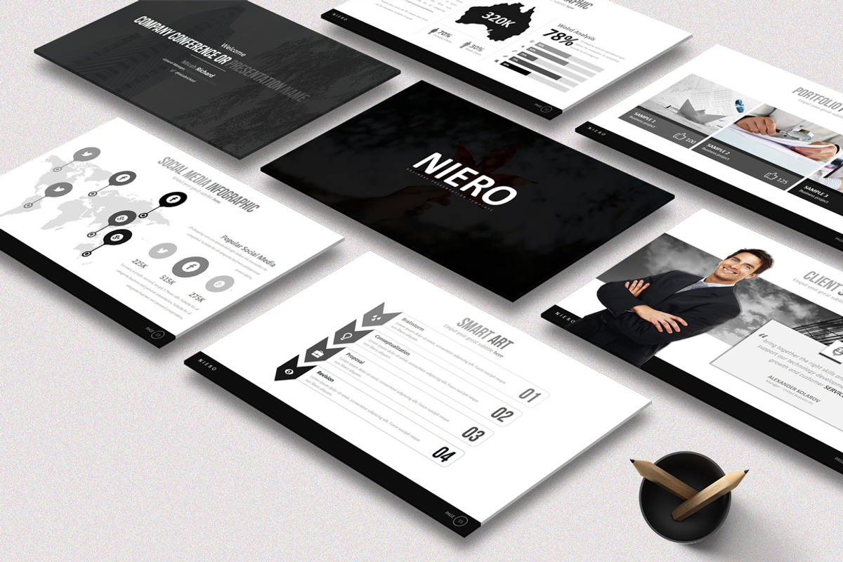 Niero Powerpoint, a Presentation Template by Dedijuniadi (Photo 1 of 5)