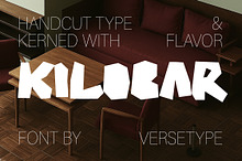 Kilobar - Papercut Font