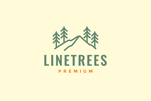 mountain explore line vintage logo, a Branding & Logo Template by devastd
