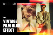 Vintage Film Blur Photo Effect, a Layer Style Add-On by Design Squad (Thumbnail 1 of 3)