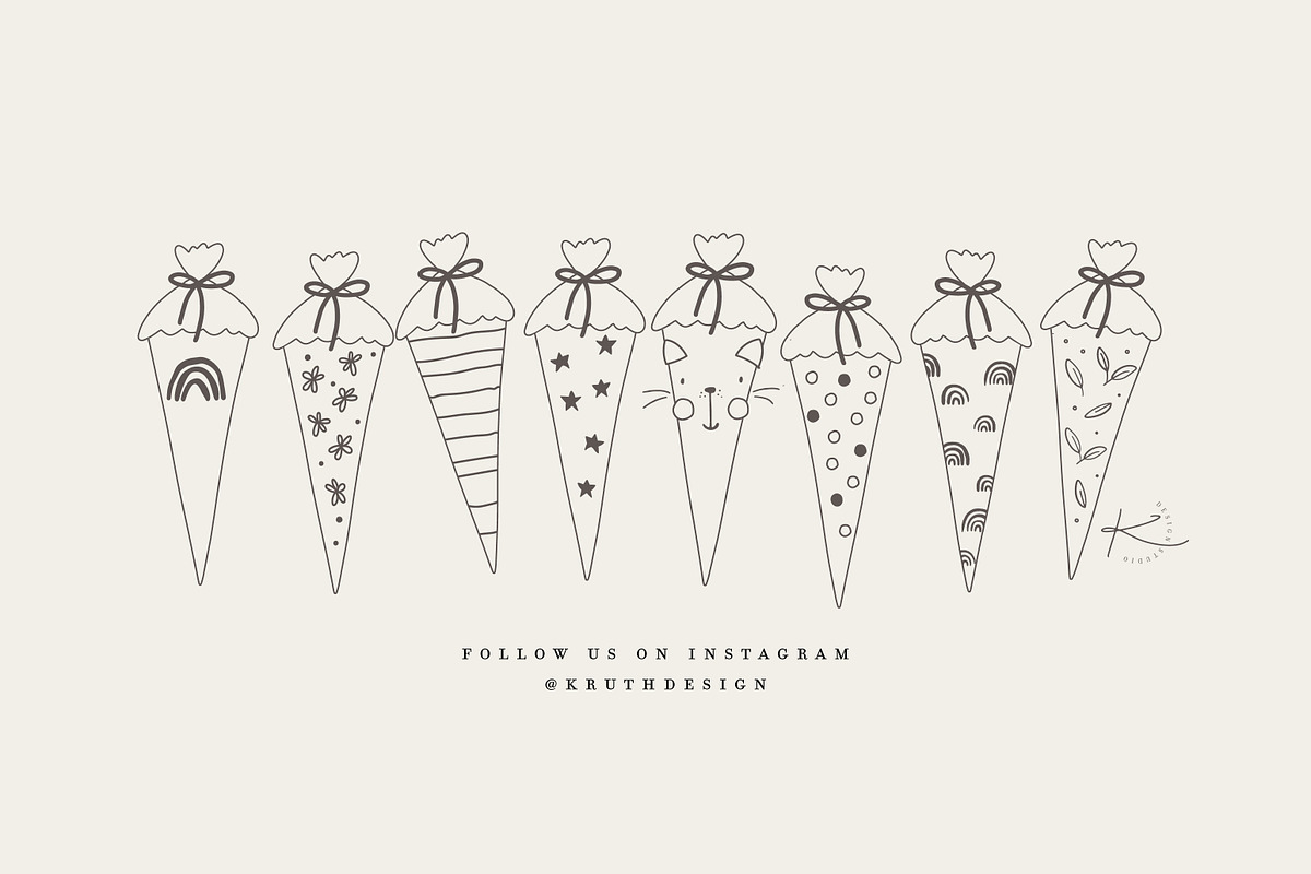 SCHOOL CONE / vector + png, an Education Illustration by KruthDesign (Photo 6 of 8)