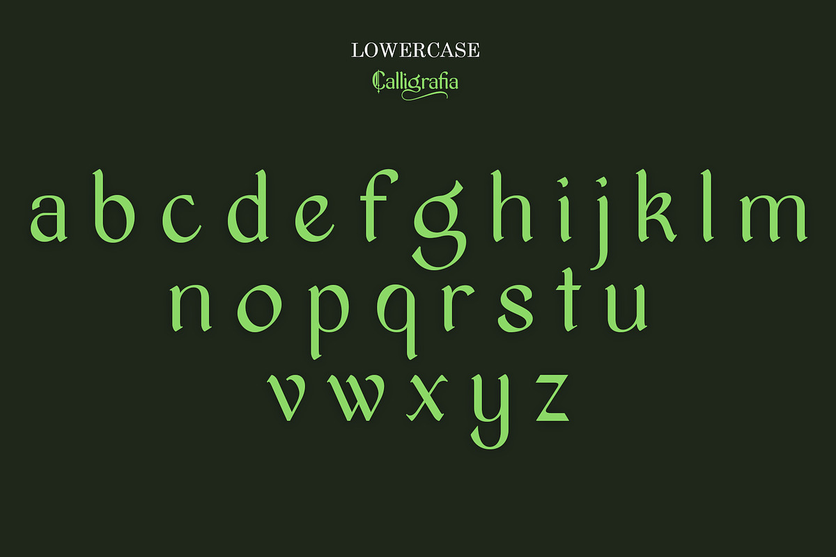 Calligrafia, a Blackletter Font by Teweka (Photo 6 of 10)