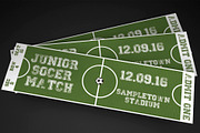 Soccer Event Ticket&Pass bundle, an Invitation Template by Konakchiev (Thumbnail 5 of 7)