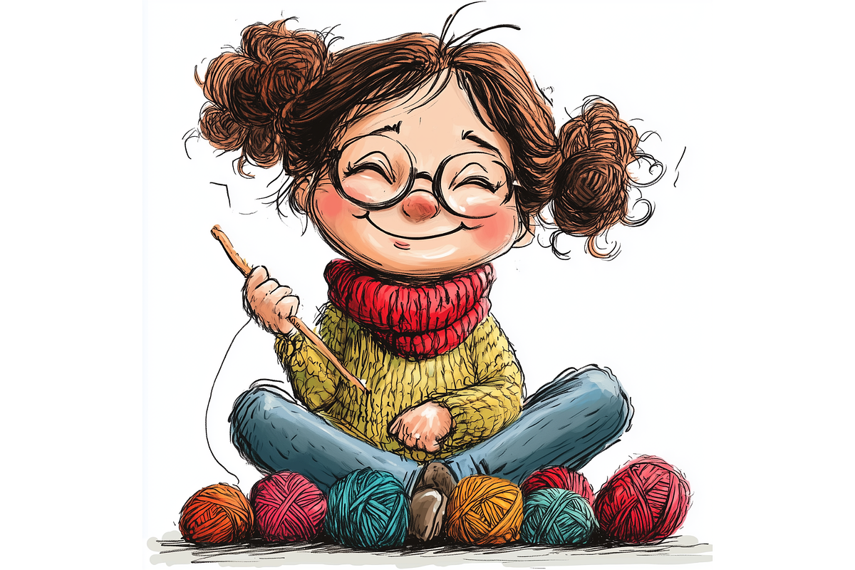 Prompt Knitting Clipart, a Decorative Illustration by Creative design (Photo 2 of 7)