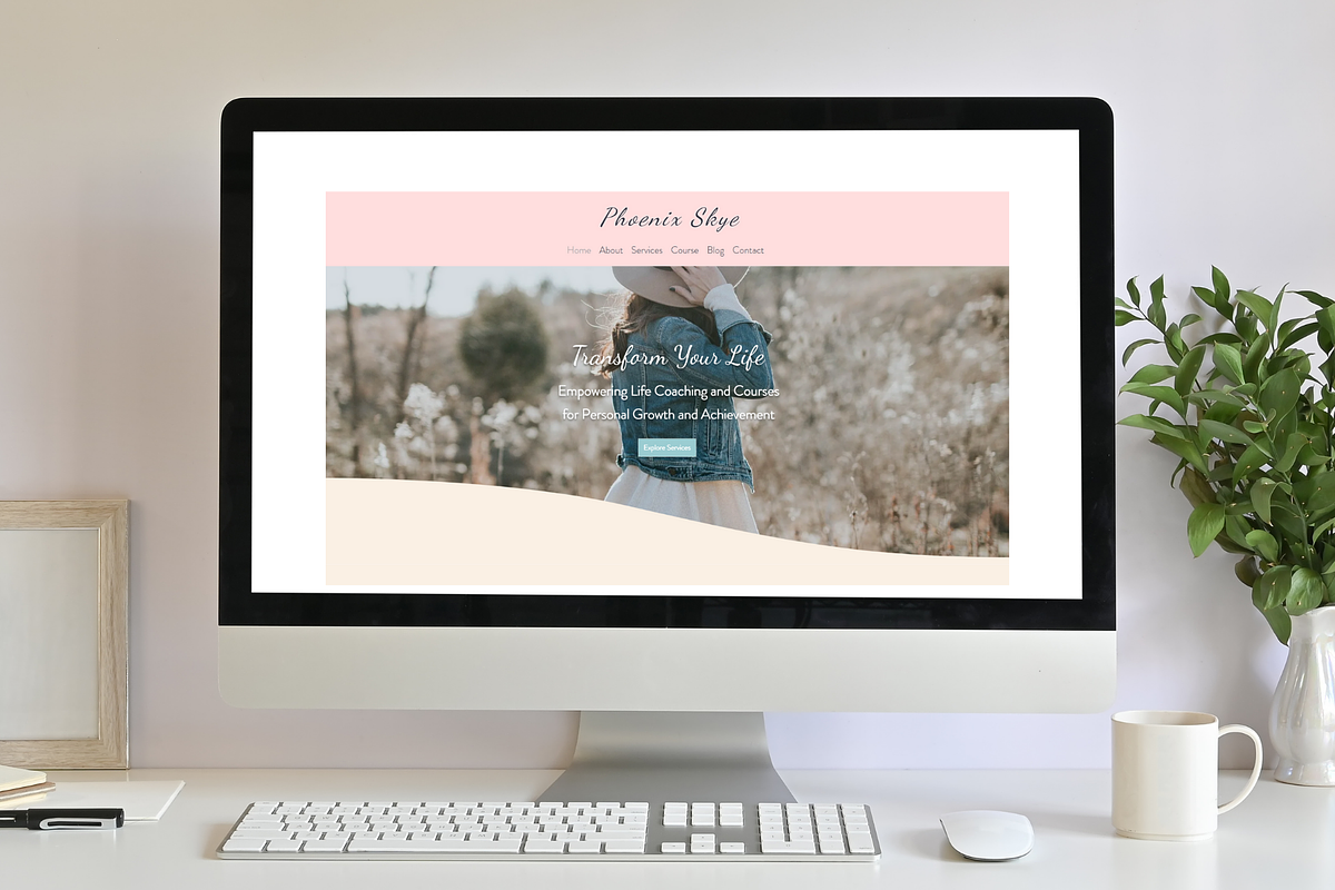 Coaching Wix Website Template, a Wix Template by Mindful Digital Co. (Photo 5 of 10)