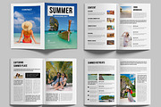 Summer Magazine Template Design, a Magazine Template by MightyDesign (Thumbnail 3 of 6)
