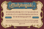 Slanfield, a Serif Font by Burntilldead (Thumbnail 10 of 11)