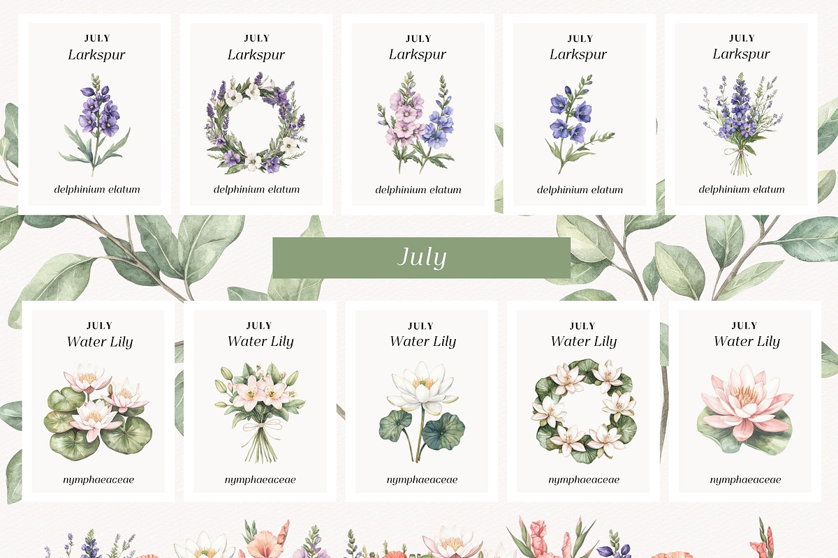 Birthday Flowers, a Decorative Illustration by PeDe Designs (Photo 8 of 10)