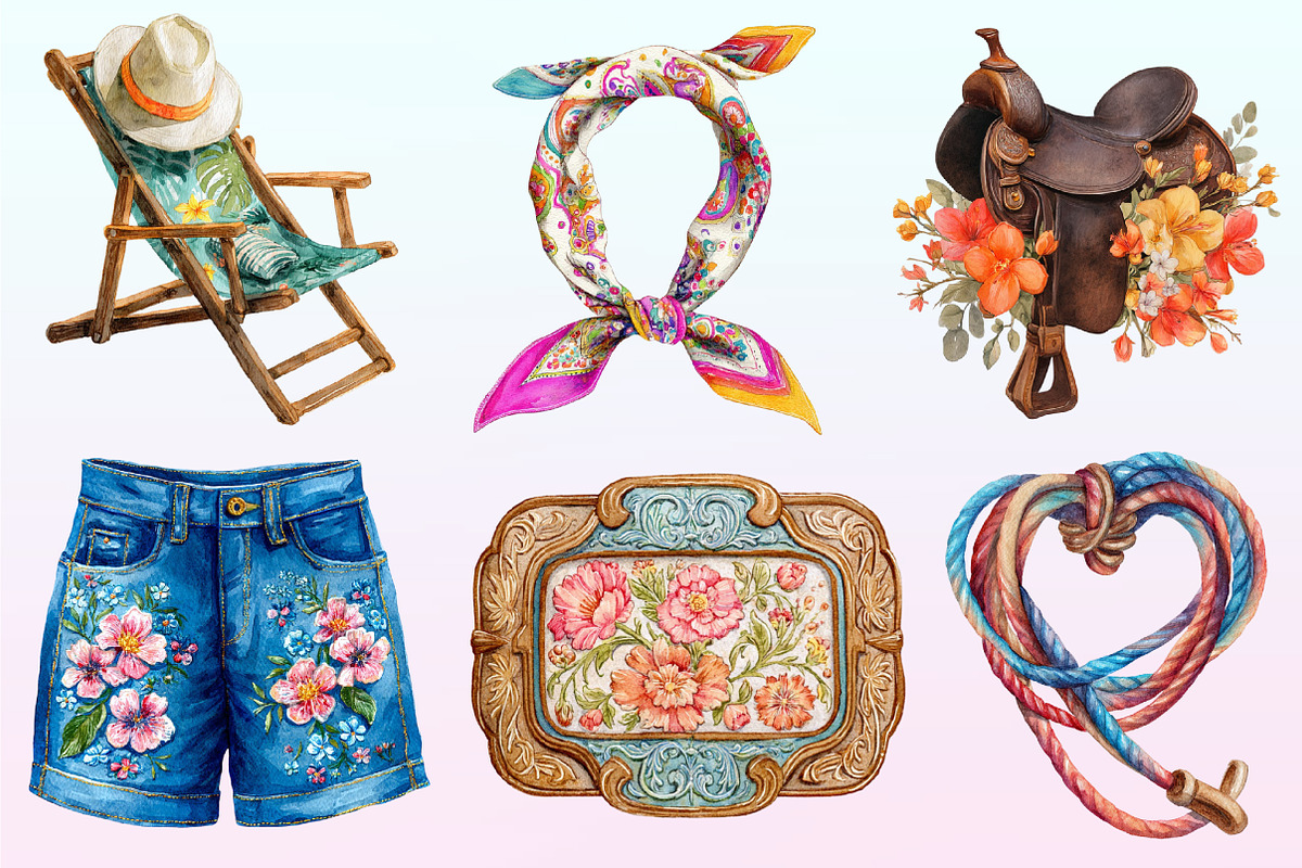 Retro Cowgirl Summer PNG, a Graphic by CitraGraphics (Photo 2 of 4)
