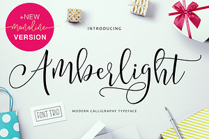 Amberlight, a Script Font by Get Studio