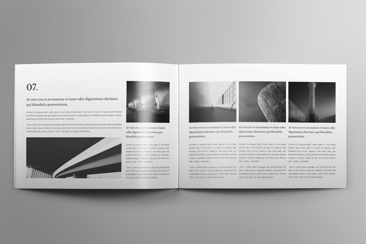 Modern Architecture Brochure A4 & A5, a Brochure Template by Pro-Gh (Photo 11 of 12)