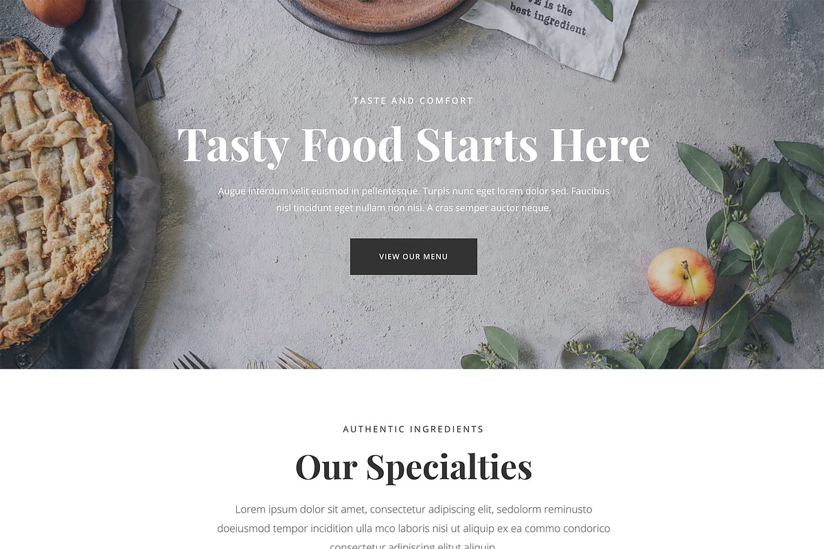 Tasty - Elementor Template, a Landing Page Template by Elementor Market (Photo 2 of 4)