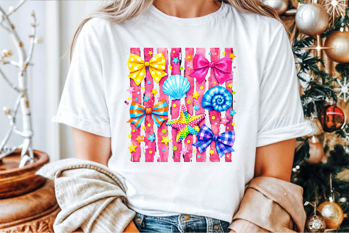 Coquette Wildflower Seashell PNG, a Work Illustration by Sublimation Artist (Photo 3 of 8)