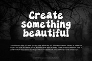 Drippo | Spooky Decorative Font, a Handwritten Font by Everyday Perfection (Thumbnail 5 of 5)
