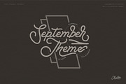 Thequilla - Monoline Script Font, a Script Font by Rometheme Std (Thumbnail 3 of 7)