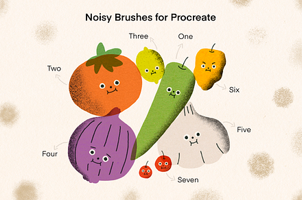 Noisy Brushes for Procreate
