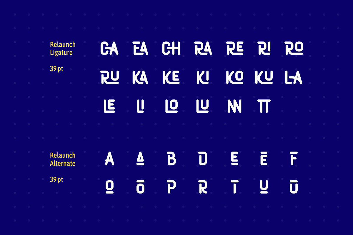 Relaunch - Ligature & Alternatif preview 7