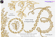 Procreate Brushes Gold Foliage Vol 2, a Brush Add-On by Fashion Workshop Bkk (Thumbnail 5 of 11)