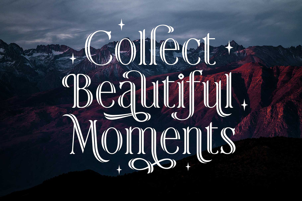 Rainhalf-Beautiful Display Serif, a Serif Font by Arterfak Project (Photo 7 of 13)