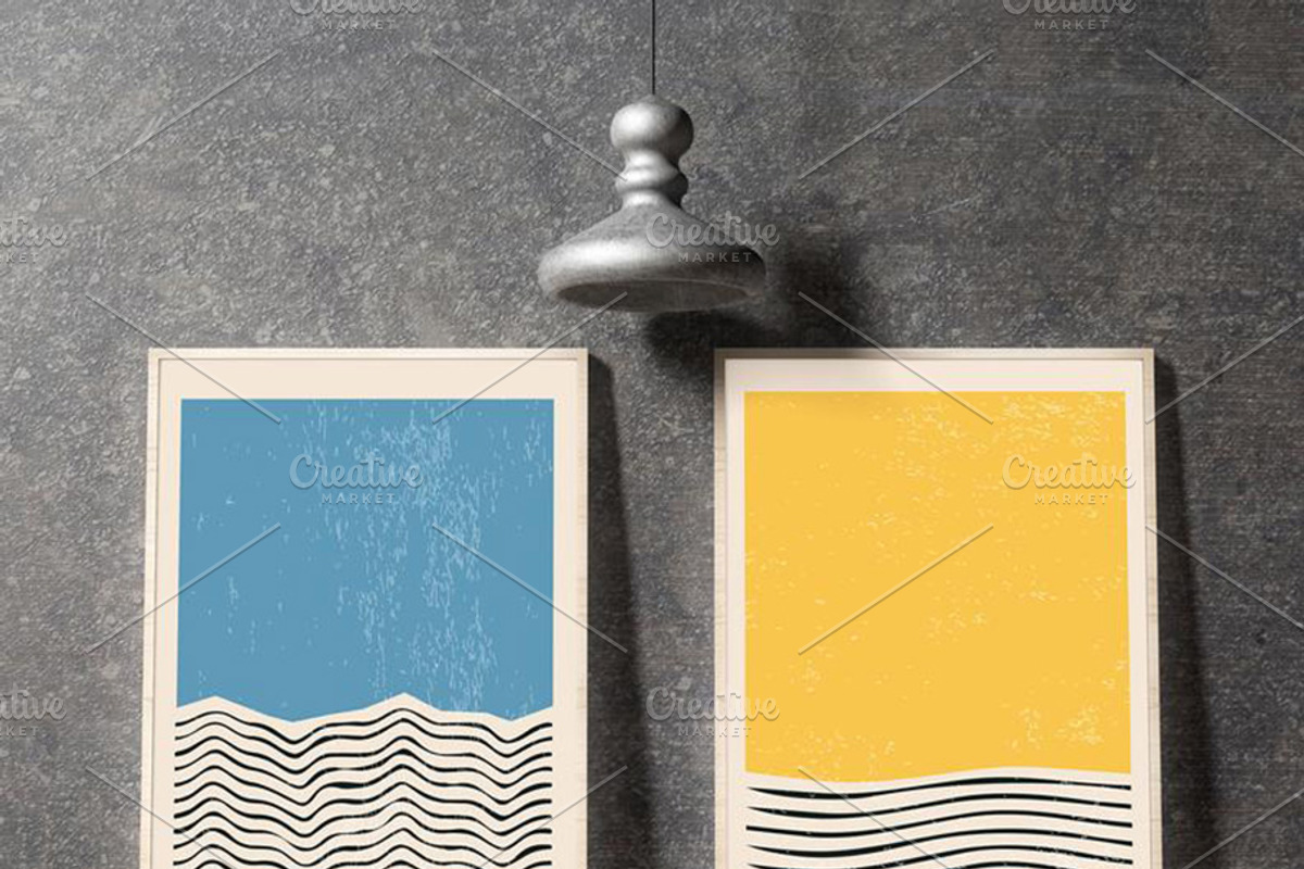 Geometric Printable Wall Art Prints, a Background Graphic by C Design Studio (Photo 8 of 17)