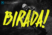Birada! Font + PS Action, a Font by Ryn Pojas (Thumbnail 1 of 10)