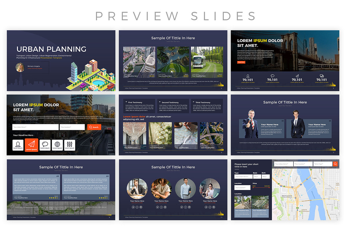 Urban Planning Presentation Template, a Presentation Template by Digitcase x Wealthwells (Photo 2 of 4)