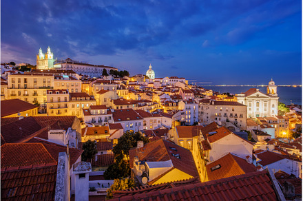 View of Lisbon from Miradouro de, an Architecture Photo by f9photos