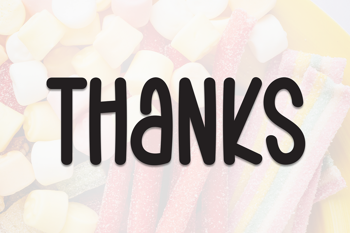 Candy Land | Script Font, a Script Font by Scratchones (Photo 8 of 8)