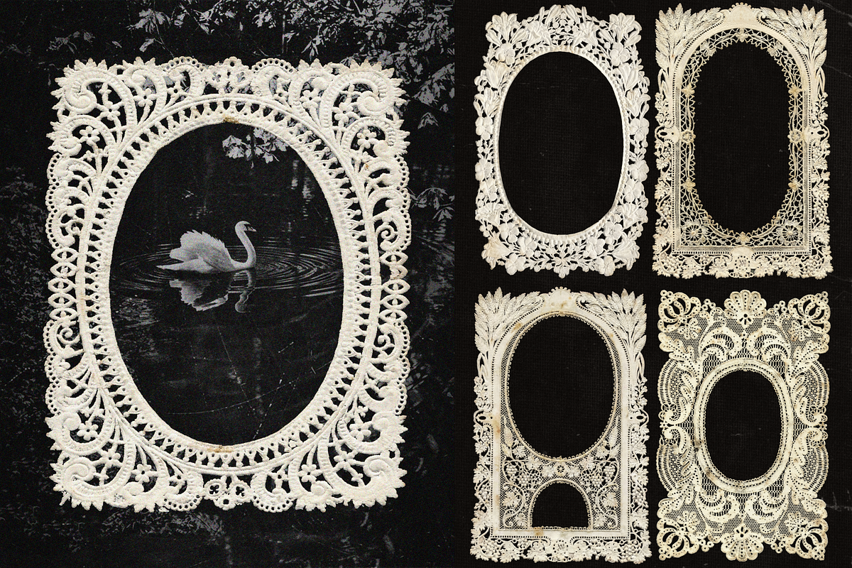 Sacred Lace Frames Bundle, an Object Graphic by The Flossy Finch (Photo 8 of 20)