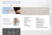 Fitness Studio Website Template, a Websites & App Template by Sugar Studios (Thumbnail 4 of 7)