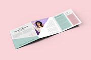 Square Trifold Brochure Mockup, a Books & Magazine Mockup by Illusiongraphic (Thumbnail 7 of 28)