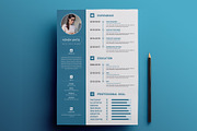 Clean CV / Resume PSD Template, a Resume Template by ARP Creation (Thumbnail 3 of 11)