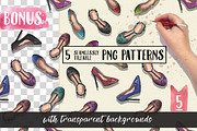 20 Pairs of Summer Shoes, an Illustration by Curve and Pixel (Thumbnail 2 of 6)