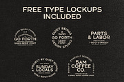 Go Forth - Vintage Sans-Serif Font, a Handwritten Font by Quiet Beings Design Studi (Thumbnail 9 of 9)