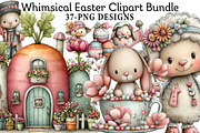 Whimsical Easter Clipart, an Illustration by Daily.Designs (Thumbnail 1 of 8)