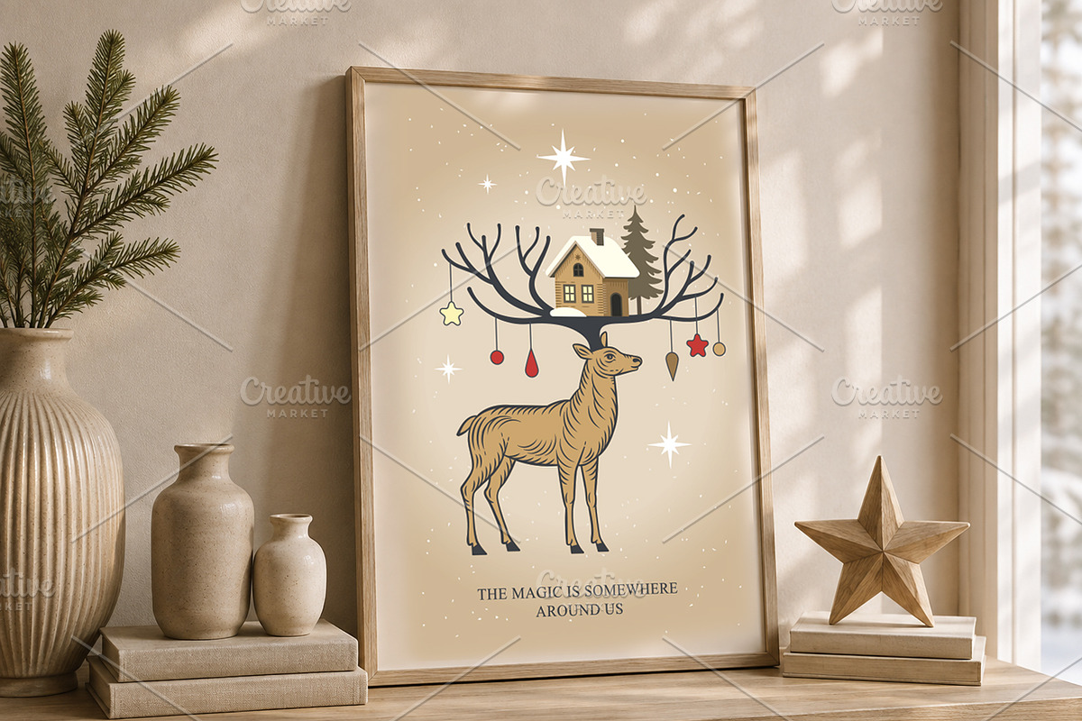 Vintage Christmas Illustrations, a Seasonal Illustration by lenlis (Photo 8 of 9)
