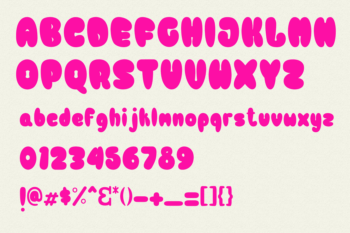 Bulb Layered Font preview 4