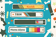 Never Forget VHS Tape Retro Stickers, an Object Illustration by Darts Lines (Thumbnail 1 of 6)